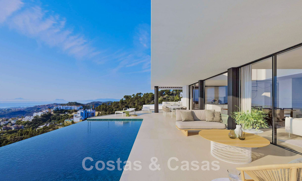 Last new build villa of exclusive project for sale in privileged location, in the hills of Benahavis - Marbella 46344