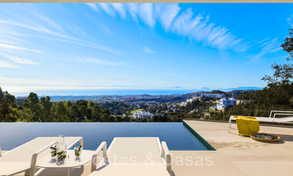 Last new build villa of exclusive project for sale in privileged location, in the hills of Benahavis - Marbella 46353