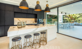 Spacious, sophisticated designer villa for sale, frontline Las Brisas Golf in the heart of Nueva Andalucia, Marbella 47276 