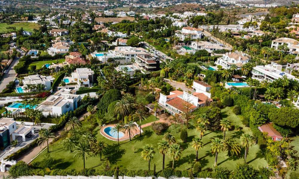 Investment opportunity! Building plot of almost 8.000m² for sale in an exclusive villa area of Nueva Andalucia, Marbella 47608