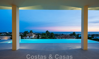 Exclusive designer villa with panoramic sea views for sale in the a five-star golf resort in Marbella - Benahavis 48823 