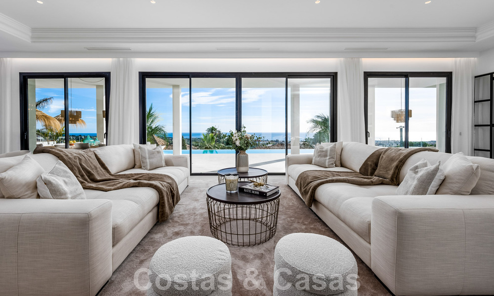 Exclusive designer villa with panoramic sea views for sale in the a five-star golf resort in Marbella - Benahavis 48849