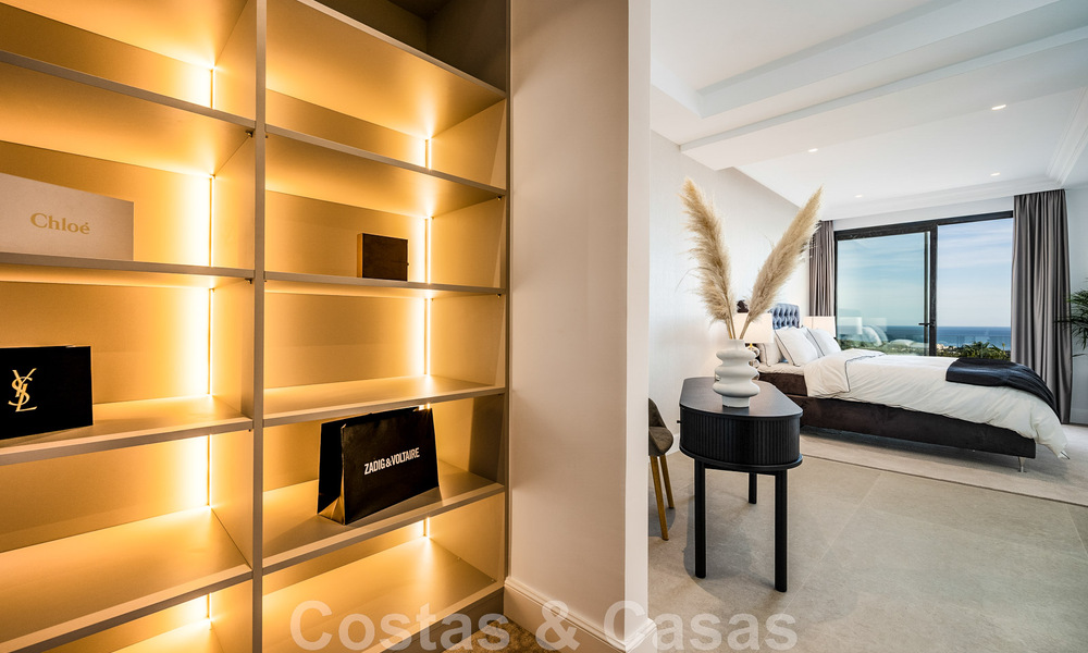 Exclusive designer villa with panoramic sea views for sale in the a five-star golf resort in Marbella - Benahavis 48900