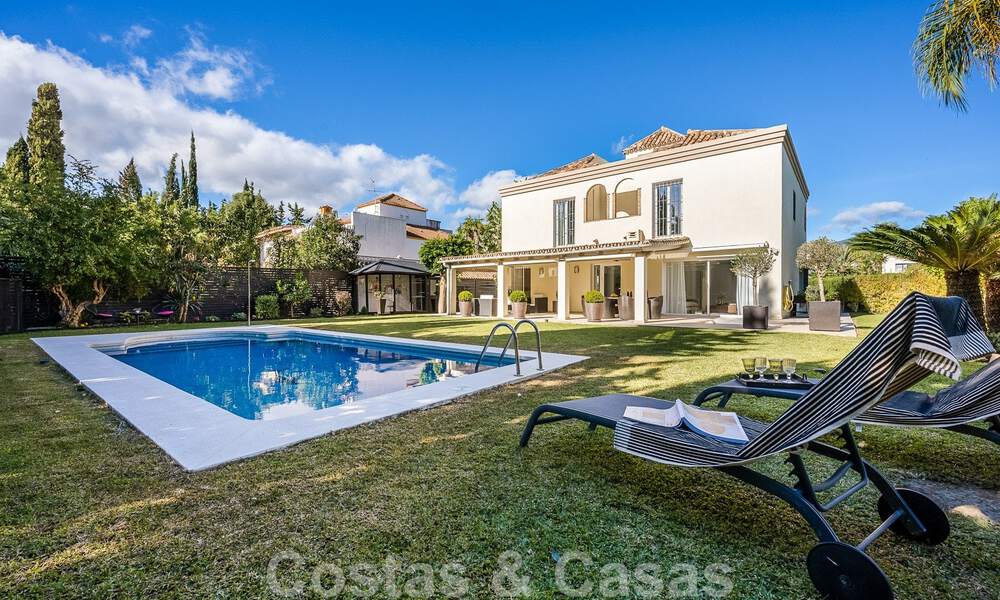 Mediterranean luxury villa for sale with 5 bedrooms in prestigious golf surroundings in Nueva Andalucia's valley, Marbella 50843