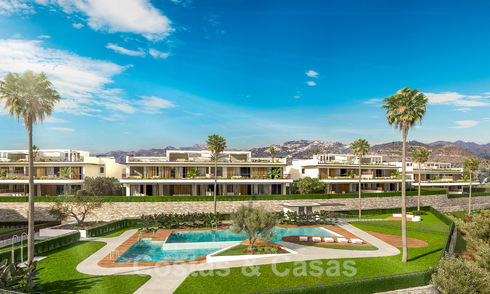 New project of prestige apartments for sale with private pool adjacent to golf course in East Marbella 52427