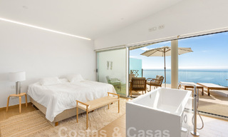 Contemporary penthouse for sale with outstanding sea views and within walking distance to the beach in Fuengirola - Benalmadena, Costa del Sol 54272 