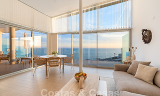 Contemporary penthouse for sale with outstanding sea views and within walking distance to the beach in Fuengirola - Benalmadena, Costa del Sol 54287 