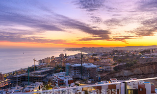 Contemporary penthouse for sale with outstanding sea views and within walking distance to the beach in Fuengirola - Benalmadena, Costa del Sol 54297 