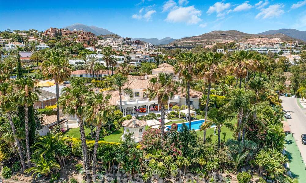 Mediterranean luxury villa for sale with 6 bedrooms in privileged golf surroundings in Nueva Andalucia's valley, Marbella 53166