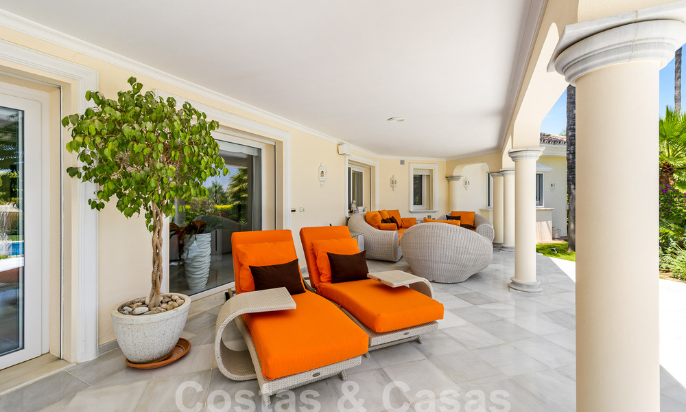 Mediterranean luxury villa for sale with 6 bedrooms in privileged golf surroundings in Nueva Andalucia's valley, Marbella 53170