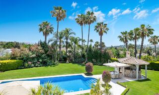 Mediterranean luxury villa for sale with 6 bedrooms in privileged golf surroundings in Nueva Andalucia's valley, Marbella 53174 