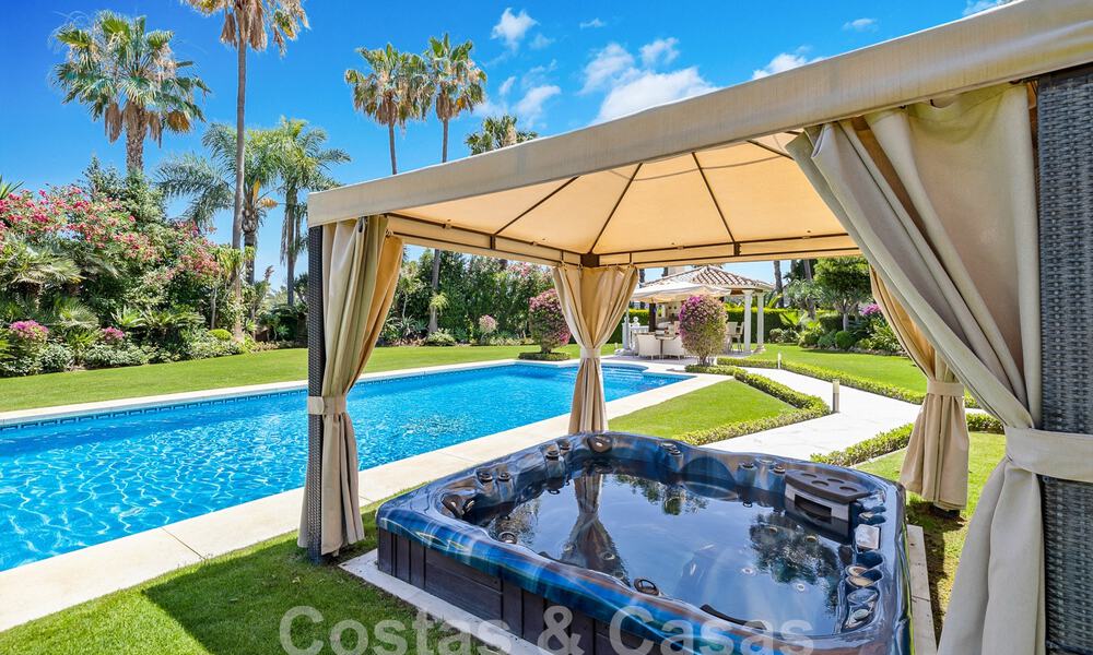 Mediterranean luxury villa for sale with 6 bedrooms in privileged golf surroundings in Nueva Andalucia's valley, Marbella 53183