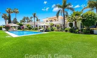 Mediterranean luxury villa for sale with 6 bedrooms in privileged golf surroundings in Nueva Andalucia's valley, Marbella 53185 