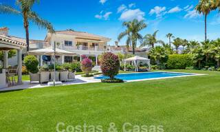 Mediterranean luxury villa for sale with 6 bedrooms in privileged golf surroundings in Nueva Andalucia's valley, Marbella 53187 