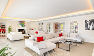 Mediterranean luxury villa for sale with 6 bedrooms in privileged golf surroundings in Nueva Andalucia's valley, Marbella 53190 
