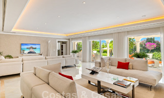 Mediterranean luxury villa for sale with 6 bedrooms in privileged golf surroundings in Nueva Andalucia's valley, Marbella 53191 
