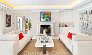 Mediterranean luxury villa for sale with 6 bedrooms in privileged golf surroundings in Nueva Andalucia's valley, Marbella 53193 