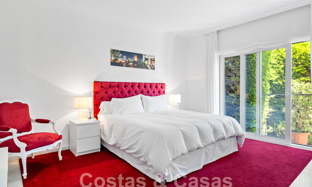 Mediterranean luxury villa for sale with 6 bedrooms in privileged golf surroundings in Nueva Andalucia's valley, Marbella 53198