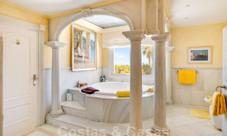 Mediterranean luxury villa for sale with 6 bedrooms in privileged golf surroundings in Nueva Andalucia's valley, Marbella 53222 