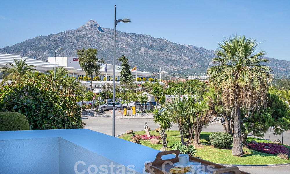 Charming luxury apartment for sale with panoramic views, walking distance to Puerto Banus in Nueva Andalucia, Marbella 54373