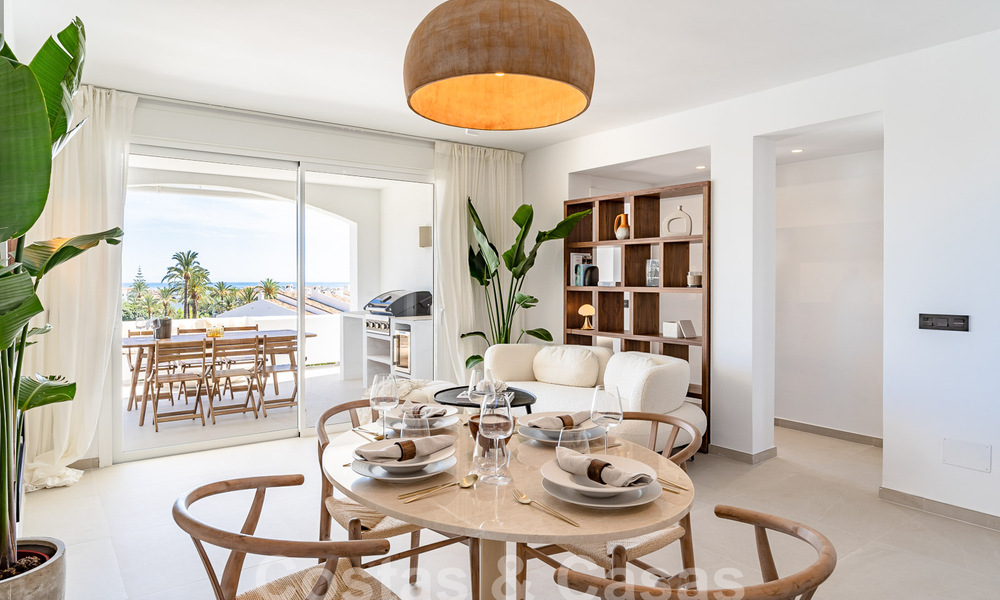 Charming luxury apartment for sale with panoramic views, walking distance to Puerto Banus in Nueva Andalucia, Marbella 54377