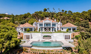 Boutique resort-style villa for sale with open sea views, nestled in the lush greenery of the exclusive La Zagaleta golf resort, Marbella - Benahavis 54052 