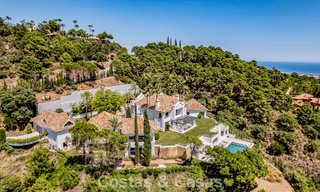 Boutique resort-style villa for sale with open sea views, nestled in the lush greenery of the exclusive La Zagaleta golf resort, Marbella - Benahavis 54055 