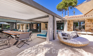 Rustic luxury villa for sale with private heated pool and contemporary interior, east of Marbella centre 55053 