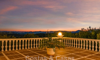 Spacious, Spanish palatial estate with breathtaking sea views for sale near Mijas Pueblo, Costa del Sol 54028 