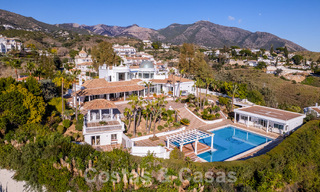 Spacious, Spanish palatial estate with breathtaking sea views for sale near Mijas Pueblo, Costa del Sol 54032 