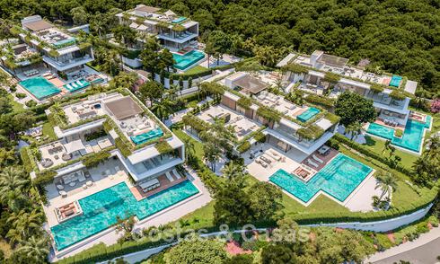 Exclusive development with 5 avant-garde designer villas for sale with panoramic sea views in Cascada de Camojan, Marbella 54045