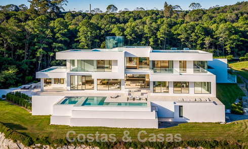 Brand new, modern luxury villa for sale with panoramic views in Marbella - Benahavis 61438