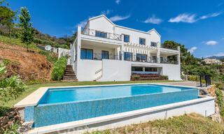 Luxury contemporary Andalusian-style villa for sale in fantastic, natural surroundings of Marbella - Benahavis 55219 