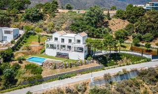 Luxury contemporary Andalusian-style villa for sale in fantastic, natural surroundings of Marbella - Benahavis 55229 