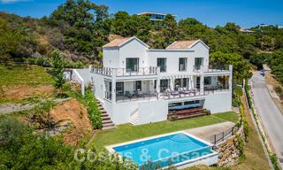 Luxury contemporary Andalusian-style villa for sale in fantastic, natural surroundings of Marbella - Benahavis 55230 