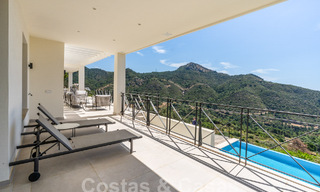Luxury contemporary Andalusian-style villa for sale in fantastic, natural surroundings of Marbella - Benahavis 55249 