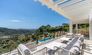Luxury contemporary Andalusian-style villa for sale in fantastic, natural surroundings of Marbella - Benahavis 55272 