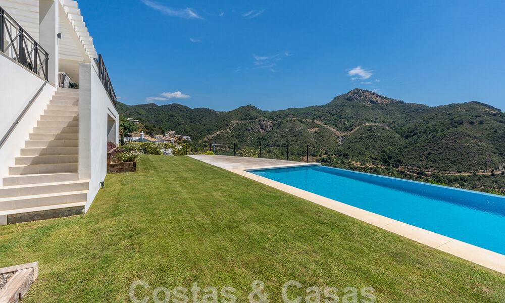 Luxury contemporary Andalusian-style villa for sale in fantastic, natural surroundings of Marbella - Benahavis 55276
