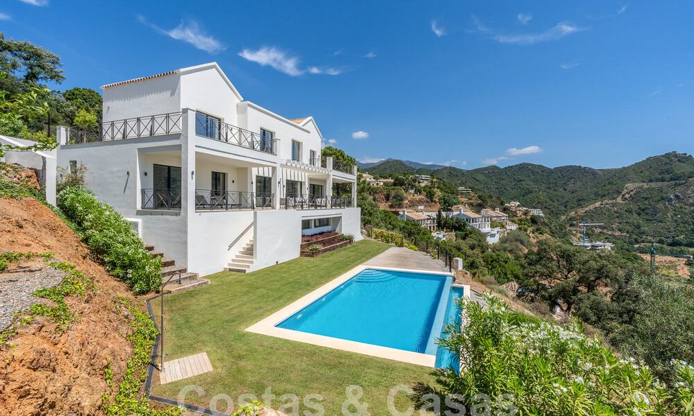 Luxury contemporary Andalusian-style villa for sale in fantastic, natural surroundings of Marbella - Benahavis 55278