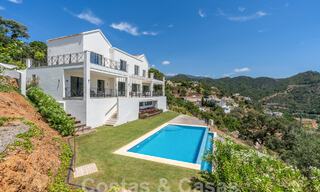 Luxury contemporary Andalusian-style villa for sale in fantastic, natural surroundings of Marbella - Benahavis 55278 