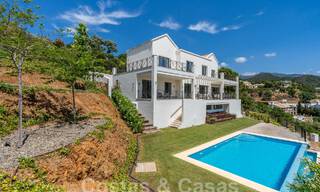 Luxury contemporary Andalusian-style villa for sale in fantastic, natural surroundings of Marbella - Benahavis 55280 