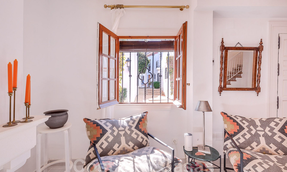 Beautiful, picturesque house for sale immersed in Andalusian charm a stone's throw from the beach in Guadalmina Baja, Marbella 55374