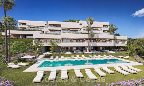 Modern, contemporary luxury new build apartments with sea views for sale, a short drive from Marbella city 55397