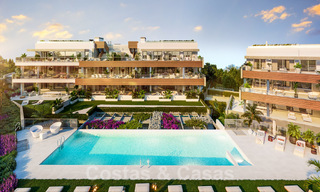 New passive modern apartments in a 5-star boutique resort for sale in Marbella with stunning sea views and a private pool 55406 