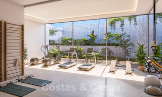 New passive modern apartments in a 5-star boutique resort for sale in Marbella with stunning sea views and a private pool 55429 