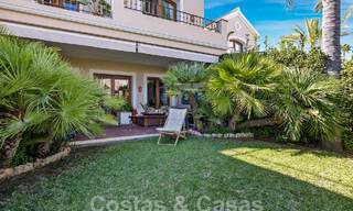 Spacious townhouse for sale with 4 bedrooms and sea views, in a gated complex on the New Golden Mile between Marbella and Estepona 57097 