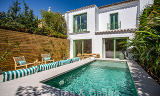 Beautifully renovated townhouse for sale a stone's throw from the beach and all amenities in San Pedro, Marbella 56849 