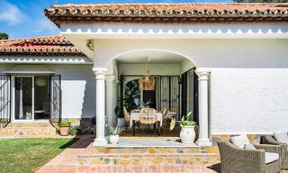 Traditional single storey villa for sale, beachside on the New Golden Mile, Marbella - Estepona 58875 