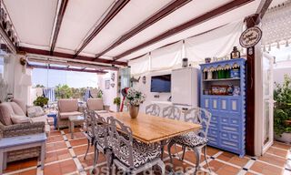 Penthouse for sale with spacious roof terrace and 360° views, a stone's throw from the beach and centre of Puerto Banus, Marbella 59044 