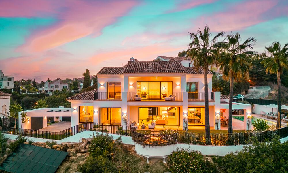 Modern Andalusian luxury villa with unobstructed sea views for sale in gated community of La Quinta, Marbella - Benahavis 59533